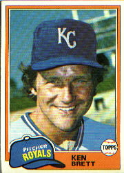 1981 Topps Baseball Cards      047      Ken Brett